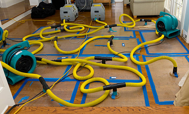 Professional Storm Water Damage Restoration technician working in Charlotte, TN